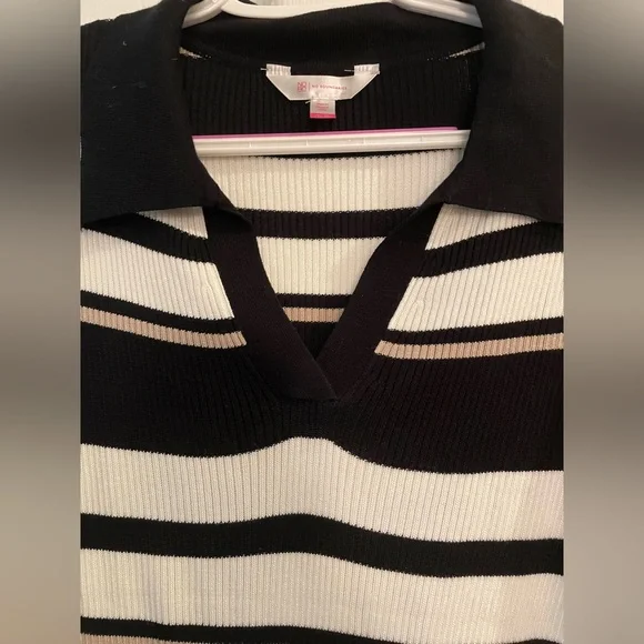 No Boundaries Black and White Striped Sweater
CUTE PUFF SHOULDER - Picture 2 of 4